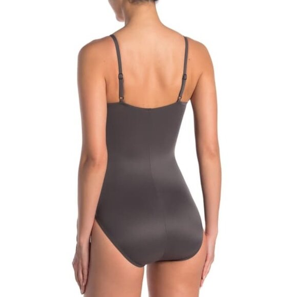 NWOT Miraclesuit Solid Love Knot Swimsuit - Picture 2 of 8